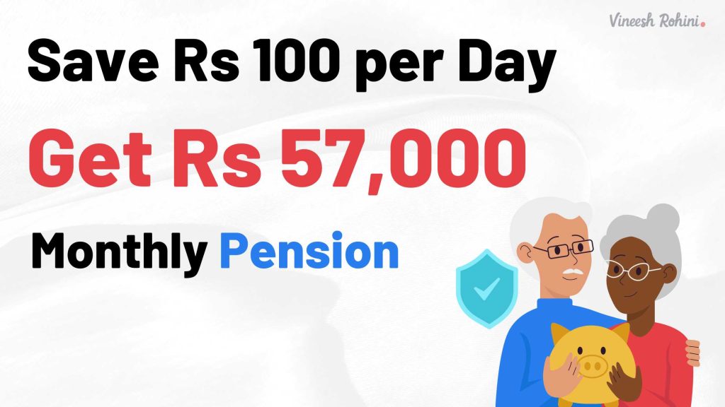Secure a Rs 57,000 Monthly Pension by Starting Early The Power of Saving Rs 100 per Day for