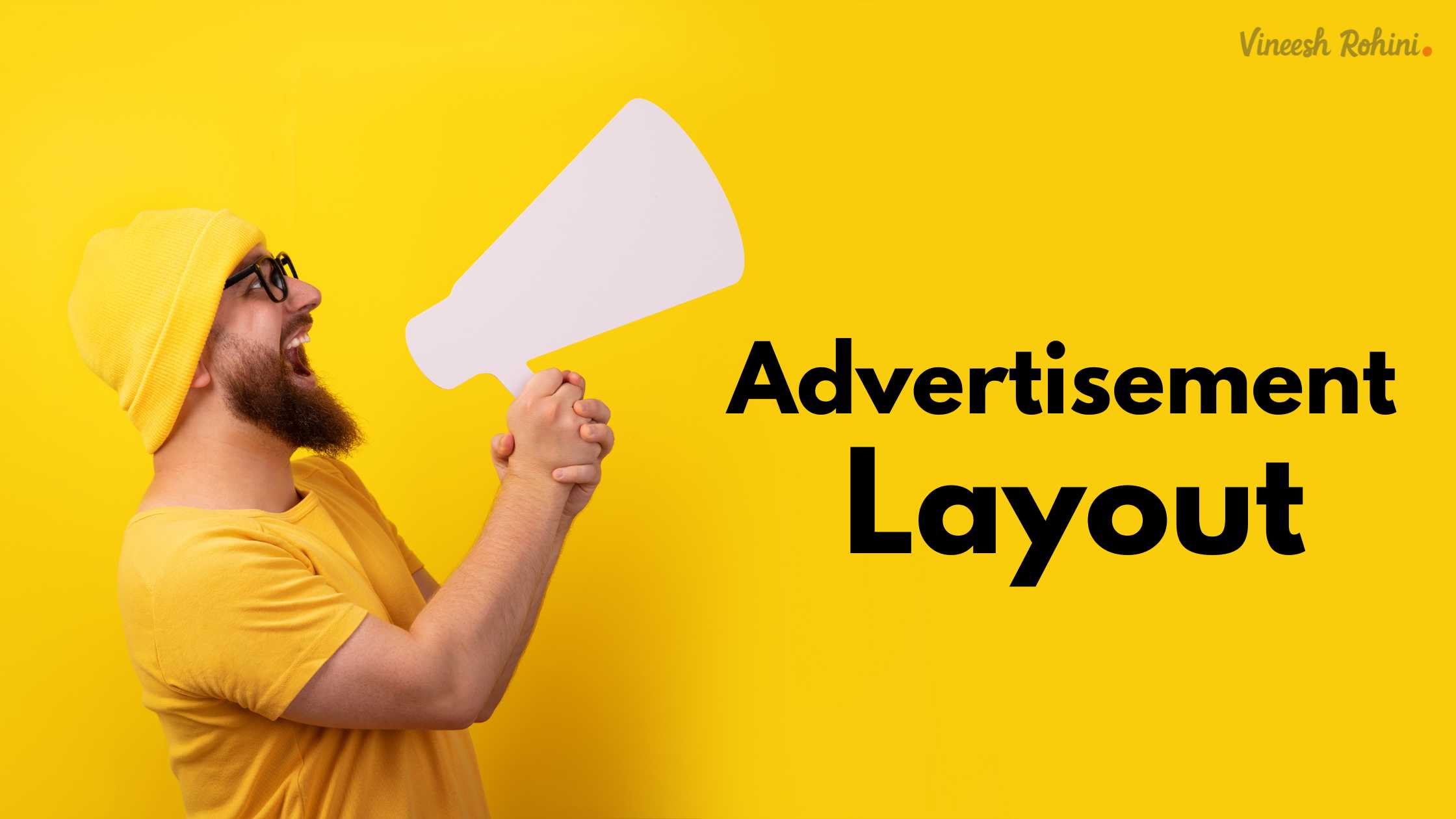 Advertisement layout
