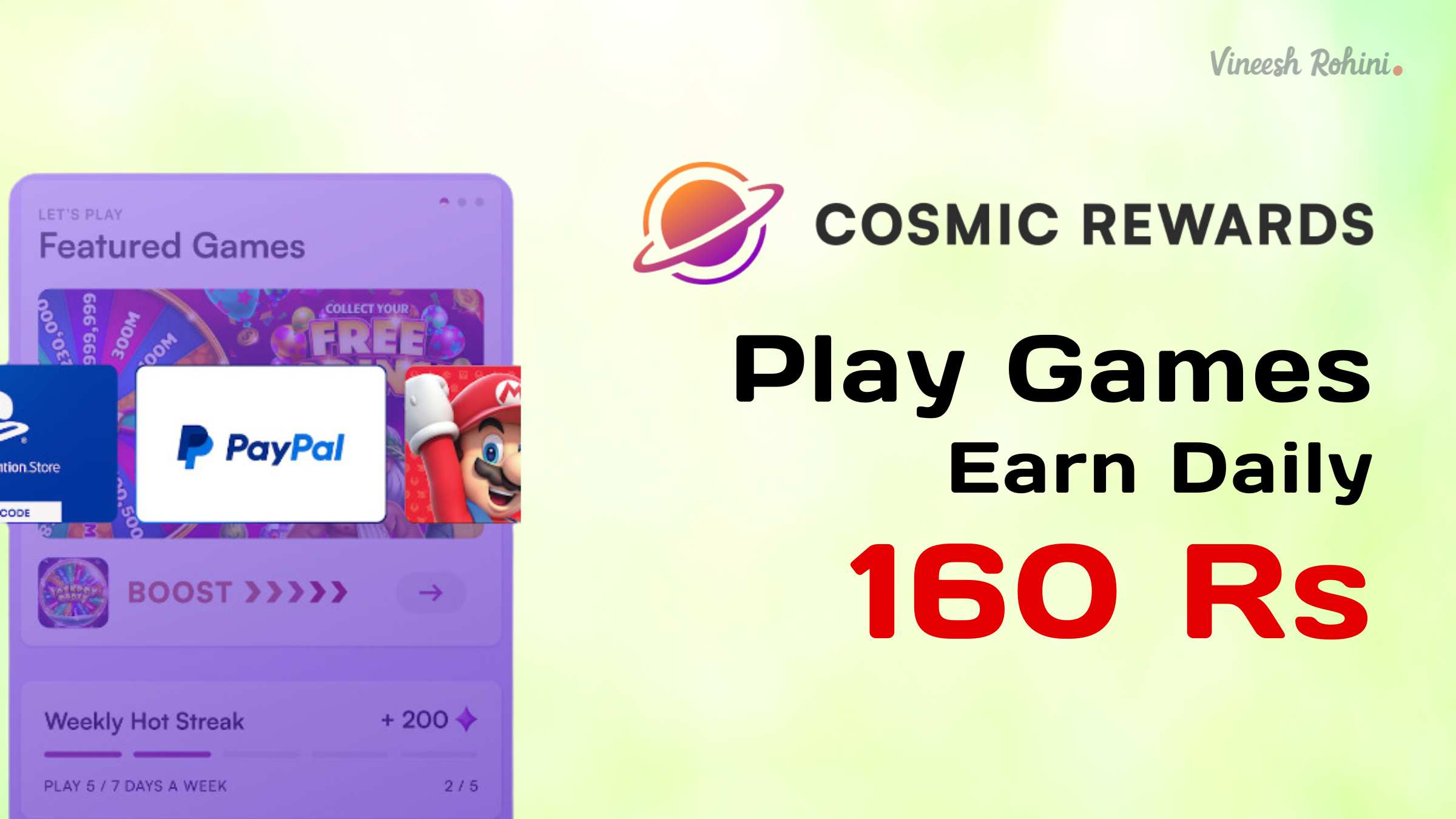 Cosmic Rewards