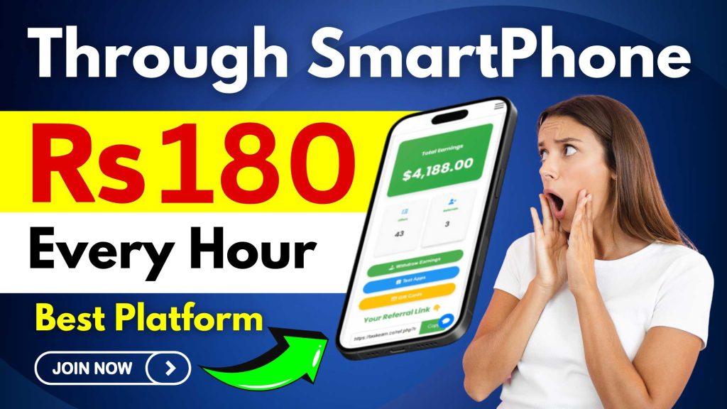 Taskearn Earn Rs 180 Every Hour Through Your Smartphone