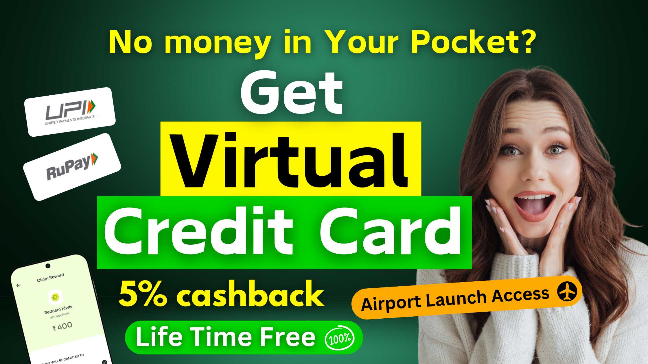 Kiwi Virtual Credit Card