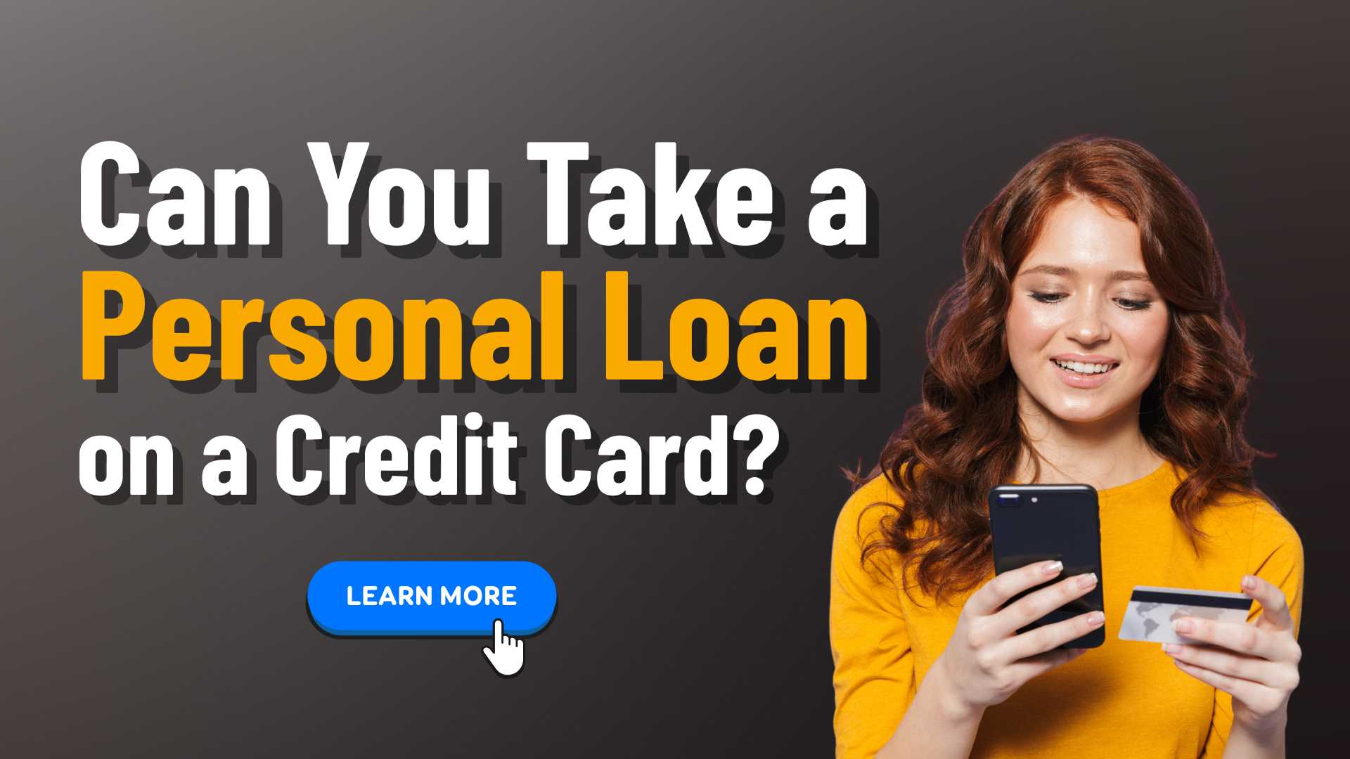 Personal Loan on a Credit Card