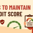 Tips to Maintain Credit Score