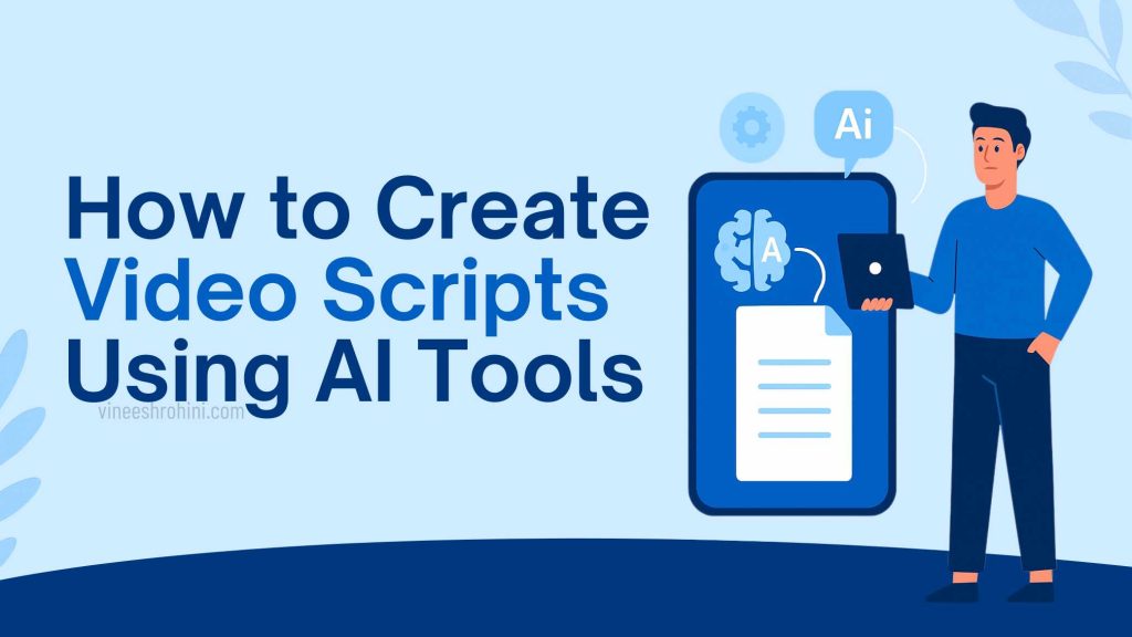 How to Create Video Scripts Using AI Tools : Comprehensive Guide 2025 - Vineesh Rohini